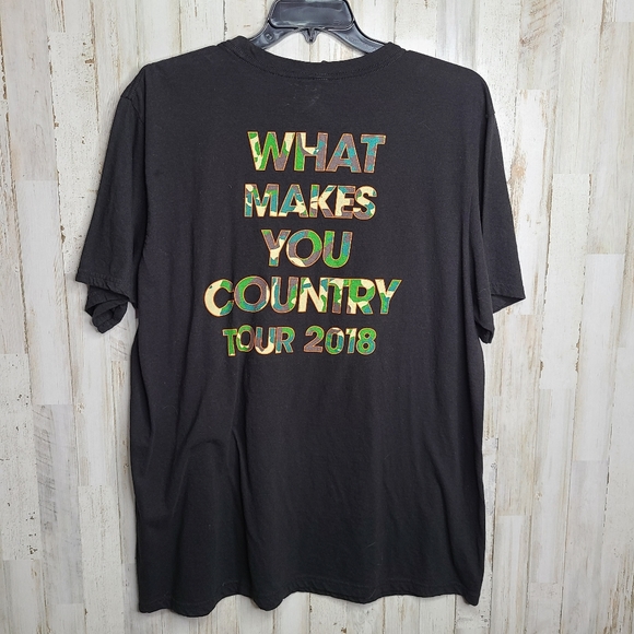 Luke Bryan Country Music What Makes You Country Concert 2018 Tshirt 2XL Unisex - Picture 9 of 9